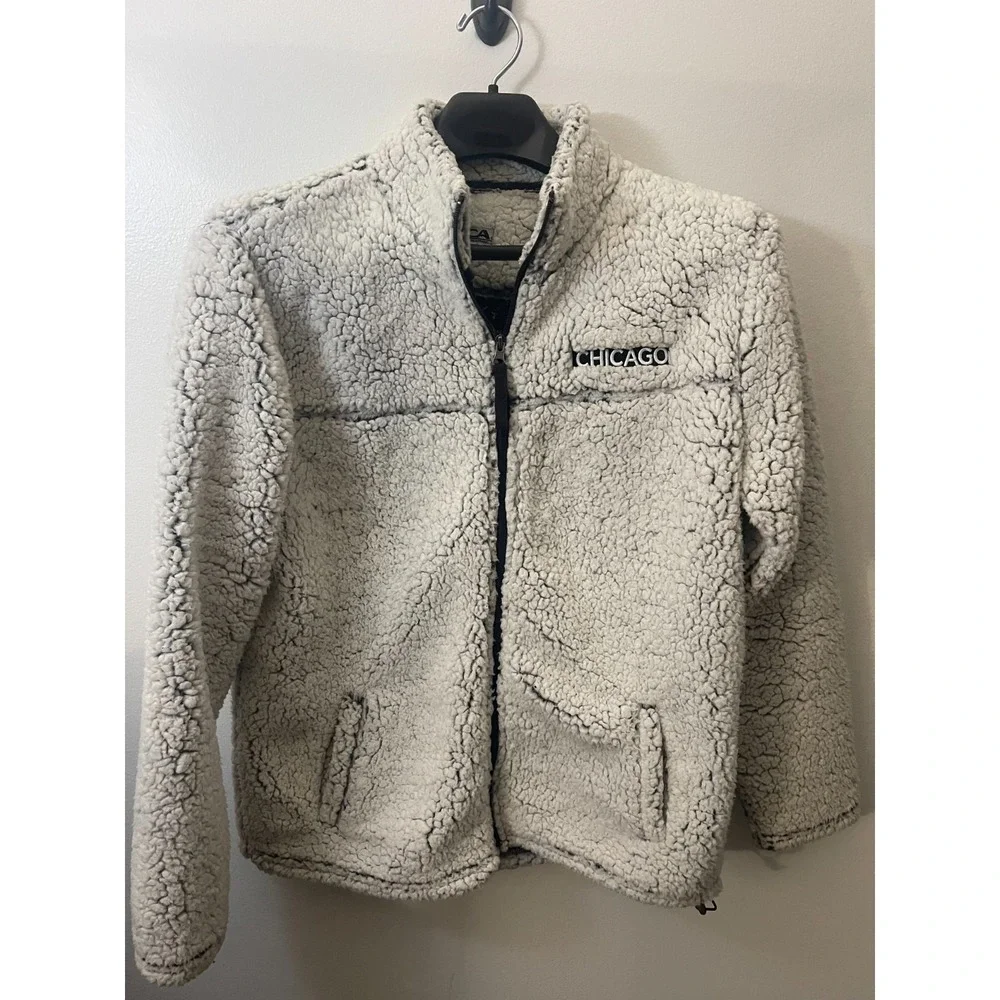 BCA Chicago Fleece Jacket White Size XL